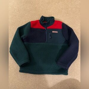 Vineyard Vines Kids’ Fleece 1/4 Zip. Size 6. Multi-color